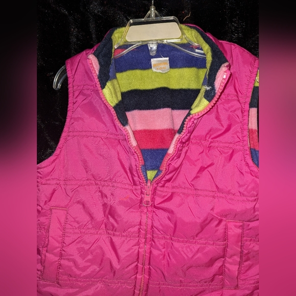 Gymboree Pink Girls Puffy Vest- (5/6) - Picture 7 of 7